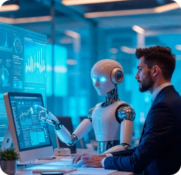 Robot & Researcher